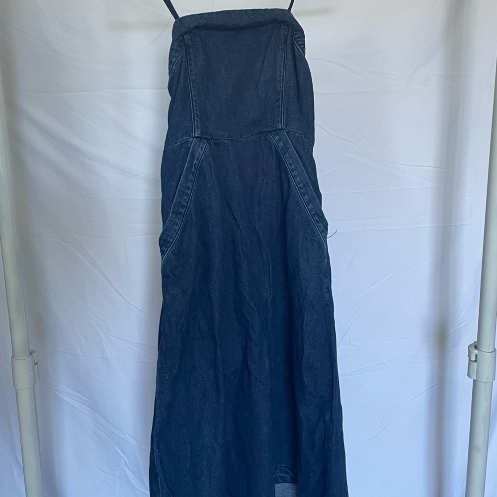 Strapless Denim Dress